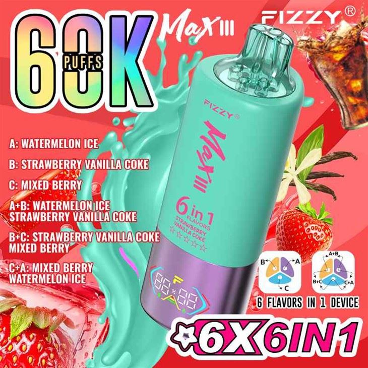 Fizzy MAX III 60000 6 in 1