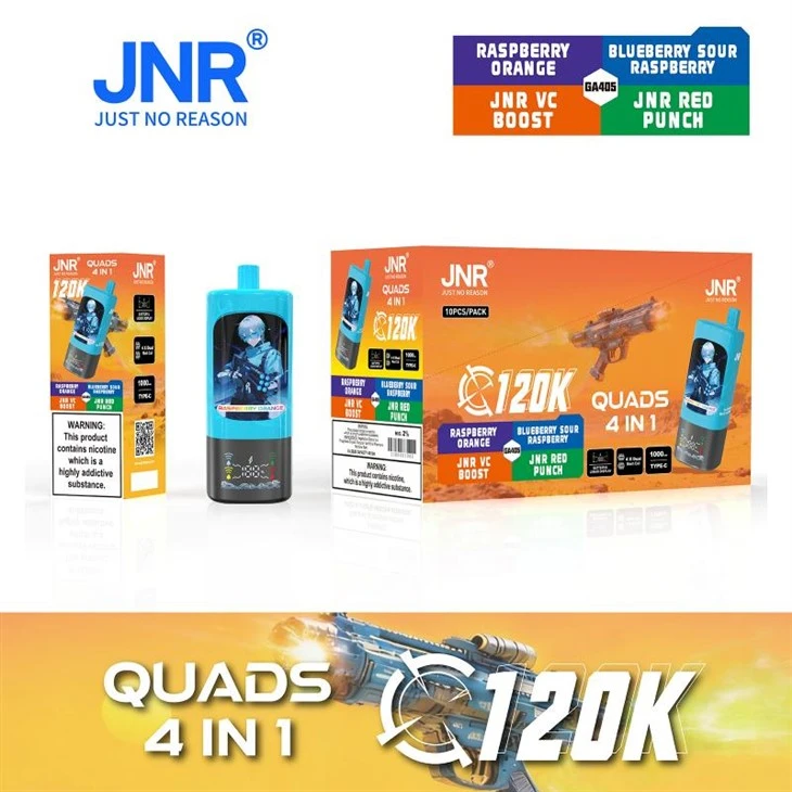 JNR QUADS 4IN1 120000 Puffs