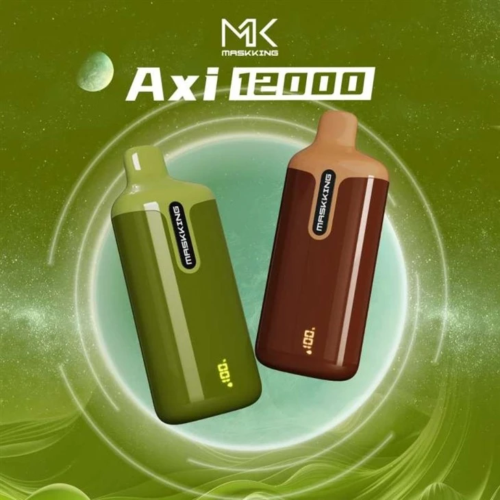 Wholesale-Maskking-Vape-Axi-12000-Puffs-Ecigs-17-Flavors-Rechargeable-Disposable-Vape-Pen-with-LED-Screen_Maskking AXI 12000