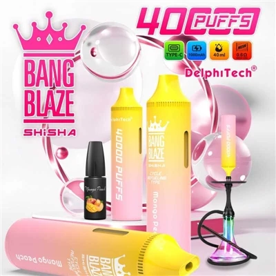 Τι είδους ηλεκτρονικό τσιγάρο είναι το Bang Blaze Shishia 40000;