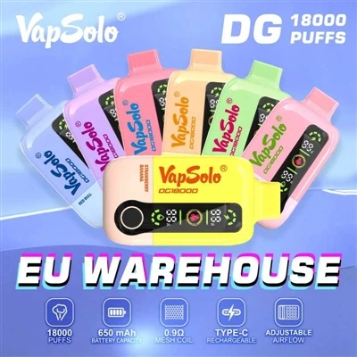 Γιατί το Vapsolo DG 18000 Puffs γίνεται το προτιμώμενο προϊόν για τους λάτρει...