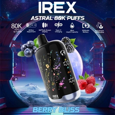 IREX Astral 80K – Ένα εμβληματικό αναλώσιμο E-τσιγάρο με υψηλή χωρητικότητα, ...