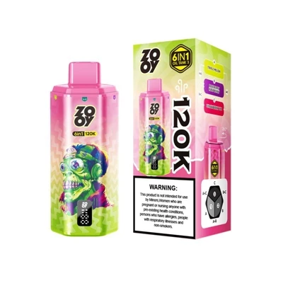 ZOOY 120K 6 IN 1 — Υψηλής-χωρητικότητας Ε-τσιγάρο μιας χρήσης για μια απόλυτη...