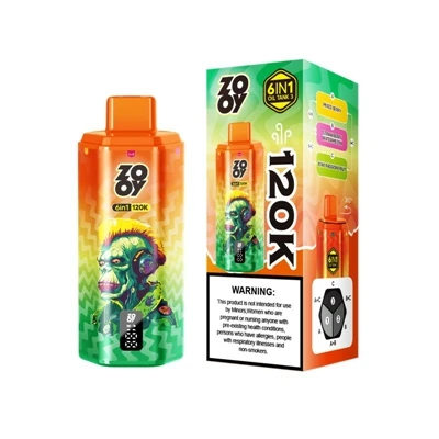 ZOOY 120K 6IN1: Premium Multi-τσιγάρα μίας χρήσης-για χρήση υψηλής-χωρητικότητας
