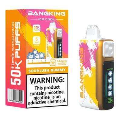 BANGKING ICE COOL 60K Υψηλής-Επαναφορτιζόμενος ρυθμιζόμενος ηλεκτρονικός ατμο...