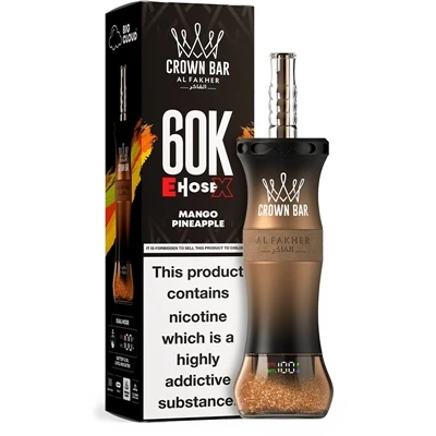 AL Fakher Crown Bar EHOSE X 60K: Μια νέα ώριμη μορφή ατμού μιας χρήσης υψηλής...