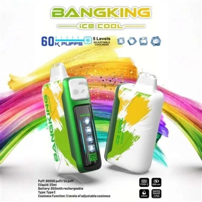 BANGKING ICE King COOL 60K: Ένα νέο σημείο αναφοράς για τα E{1}}μιας χρήσης τ...