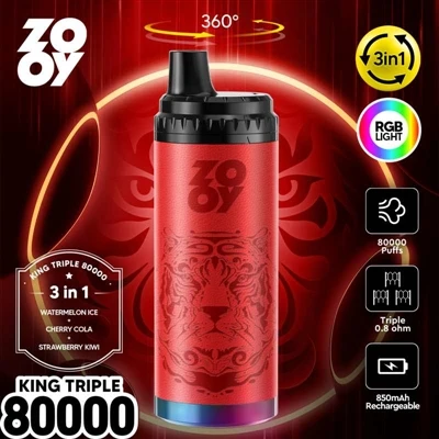 ZOOY KING 3-in-1 80000 Puff Disposable Vape: Technological Innovation And Dep...