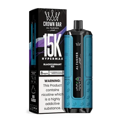 AL Fakher Crown Bar Hypermax 15K: Μια-Επιλογή E-μιας χρήσης υψηλής ποιότητας ...