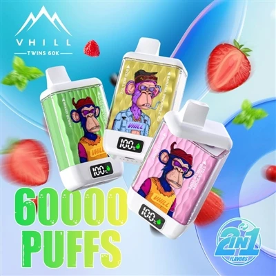Vhill Twins 60000: Μια ολοκαίνουργια εμπειρία σε τσιγάρα Ε-μιας χρήσης μεγάλο...