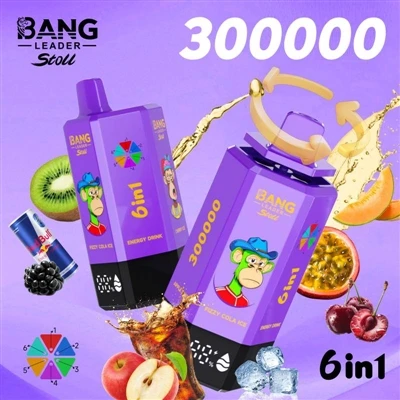 BANG LEADER Stoll 300K: Τα E-τσιγάρα μιας χρήσης εισέρχονται στην 'πολυ-συστή...