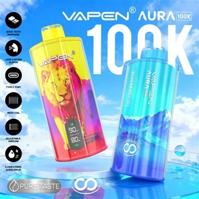 VAPEN AURA 100000: Όταν τα E{1}}τσιγάρα μιας χρήσης εισέρχονται στην εποχή τω...