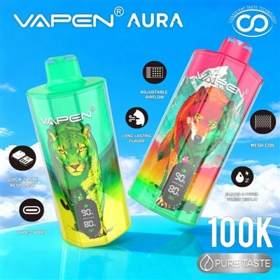 VAPEN AURA 100K: Όταν «μιας χρήσης» δεν σημαίνει πια καθίζηση