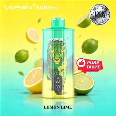 VAPEN AURA 100K PUFFS — Η απόλυτη-συσκευή ατμίσματος μεγάλης διάρκειας για νε...