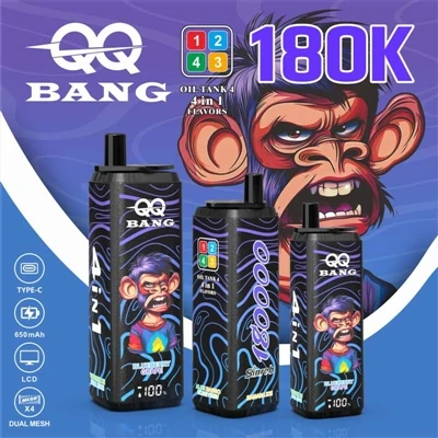 QQ BANG 4in1 180K – Μία συσκευή, τέσσερις γεύσεις, διασφαλίζοντας ότι κάθε μπ...