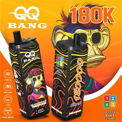 QQ BANG 180K 4in1: One Cigarette, Four Flavors – Ένα φορητό πάρτι για νέους