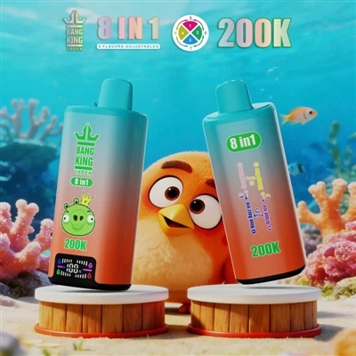 BANG KING VAPEN 200K 8IN1: Η απόλυτη εμπειρία E{3}}τσιγάρου με πολλές γεύσεις...