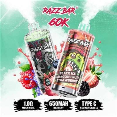 Razz Bar 65000+ Puffs: Ένα ηλεκτρονικό-τσιγάρο που μεταφέρει την «εμπειρία το...