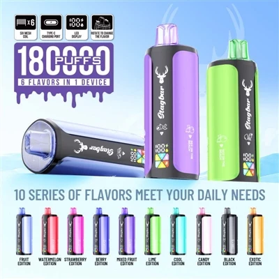 StagBar 180000 Puff 6in1: Μια συσκευή που ενσωματώνει πραγματικά μεγάλη διάρκ...