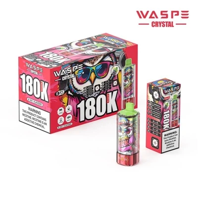 Waspe Crystal 8-σε-1 180.000 Puffs Vape: Ένα βασικό παράδειγμα της 'Πολλαπλών...