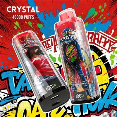VAPME CRYSTAL 48000: Ένα τσιγάρο E-μιας χρήσης υψηλής-χωρητικότητας Πραγματικ...