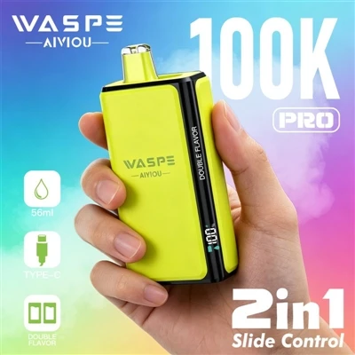 Waspe Double Flavor 100K Pro: Όταν το άτμισμα αρχίζει να λέει όχι στην «πλήξη»