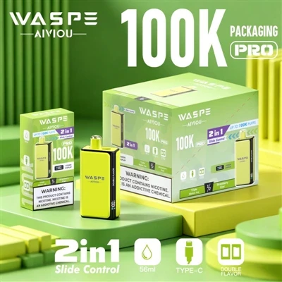Waspe Double Flavor 100K Pro: Όταν τα Vapes μιας χρήσης αρχίζουν να λένε όχι ...