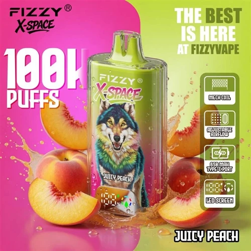 Fizzy X Space 100K: Παρατηρήσεις σχετικά με την τάση των ατμών μιας χρήσης υψ...