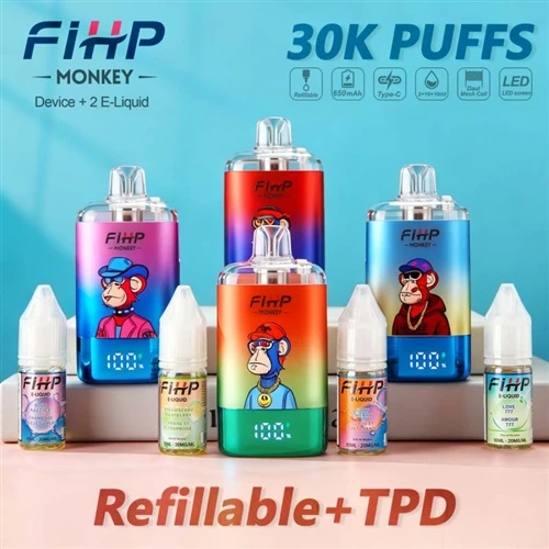 FIHP MONKEY 30K Refillable Vape: Μια νέα επιλογή που εξισορροπεί τη μεγάλη δι...