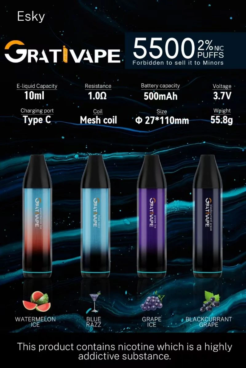 Grativape Esky 5500 vapes vape Grativape Esky 5500 vapes vape