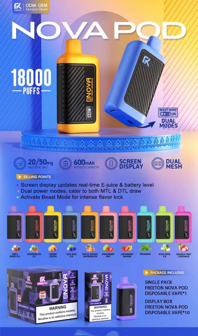Freeton NOVA POD 18000 puffs