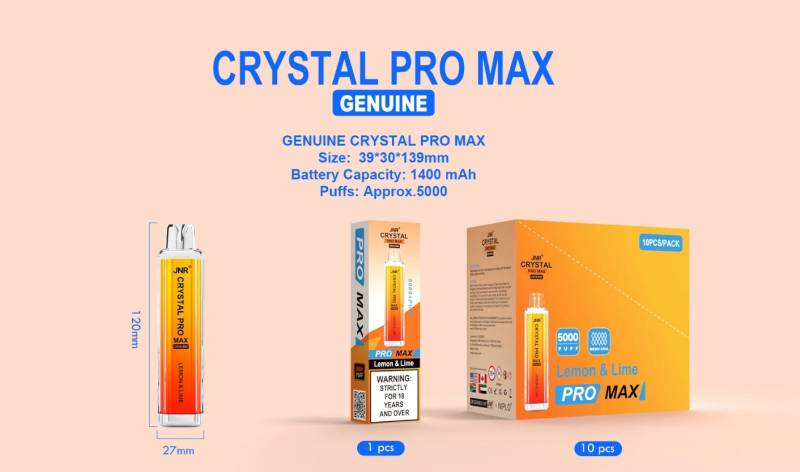 JNR CRYSTAL PRO MAX 5000 5 JNR CRYSTAL PRO MAX 5000 5