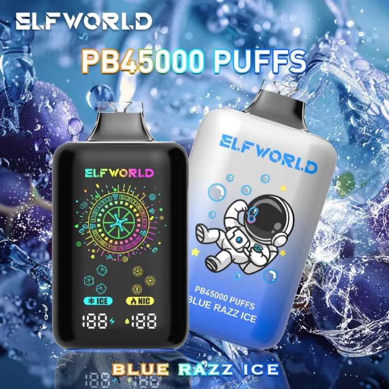 Ice-Nicotine-Adjustable-Disposable-Vape-Elf-World-Puff-45K-40K-30knicotine-E-Cigarettes-45000-40000-30000-Puffs-Pod-System-Extra-Disposable-VapeELFWORLD PB45000 Ice-Nicotine-Adjustable-Disposable-Vape-Elf-World-Puff-45K-40K-30knicotine-E-Cigarettes-45000-40000-30000-Puffs-Pod-System-Extra-Disposable-VapeELFWORLD PB45000