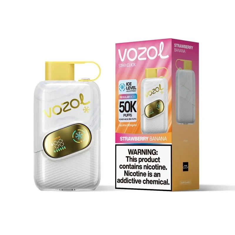 vozol-star-click-50000-disposable-vape-50000-puffs-flavor-strawberry-bananaVOZOL STAR CLICK 50000