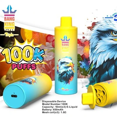 BANG KING VAPEN ΤΡΙΠΛΟ 100Κ