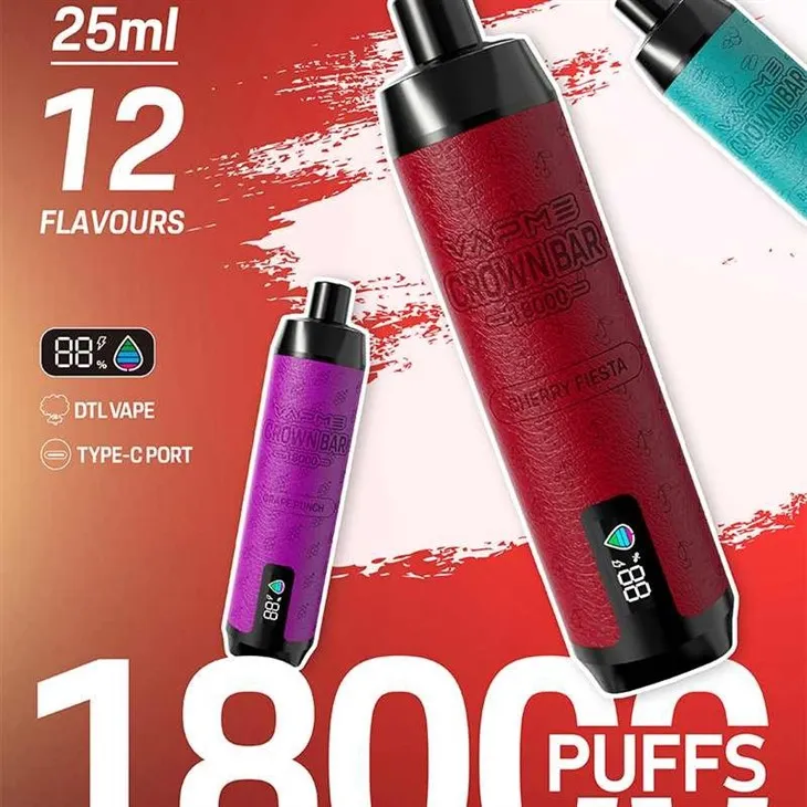 VAPME CROWN BAR 18000 puffs vapes
