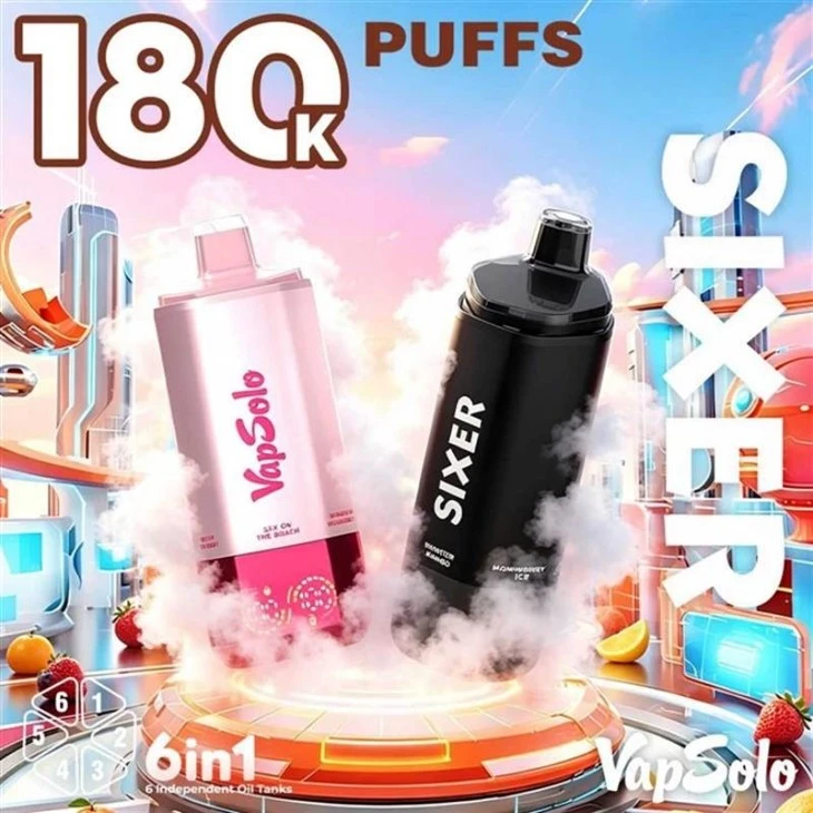 Vapsolo Sixer 180000 6in1 high quality