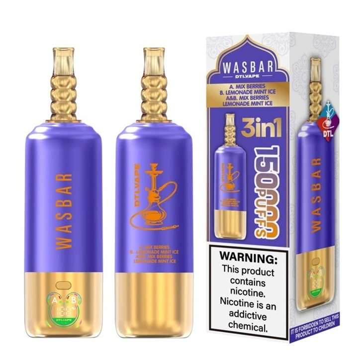 WASBAR DTL 3in1 150000 Shisha factory
